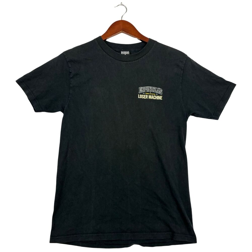 Loser Machine Espinoza's T Shirt Men's S Black Graphic Biker Tattoo Streetwear